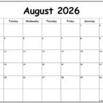 August 2026 calendar monday start1 3