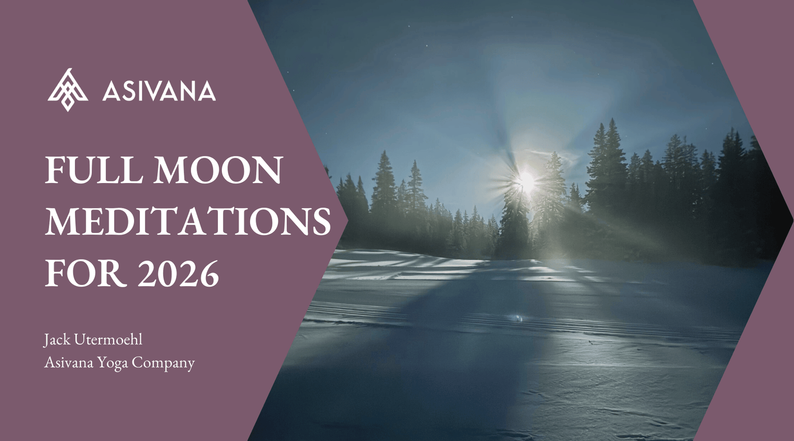 Full Moon Meditations for 2026