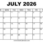 July 2026 Calendar 4