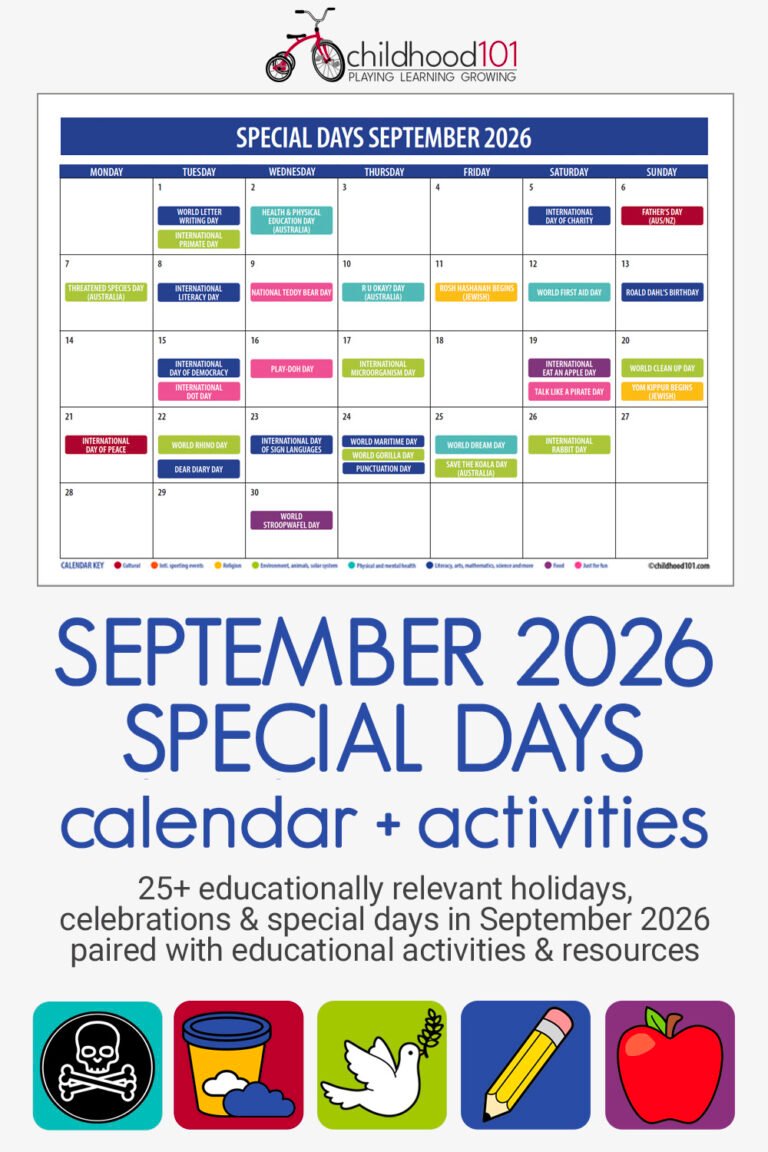 Planning Activities Around The Holidays Of September 2026