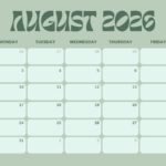 canva pink and green floral simple august 2026 calendar EsWeROkiXGw 6
