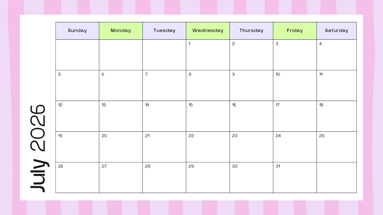 canva pink minimalist july 2026 monthly calendar wdkGonSIM g 1
