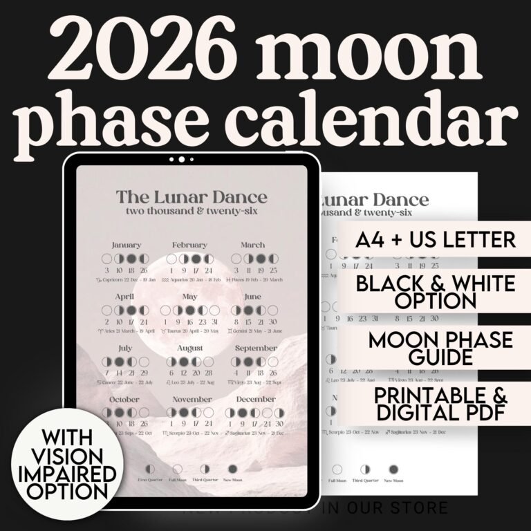 Planning Activities Based On July 2026 Moon Phases