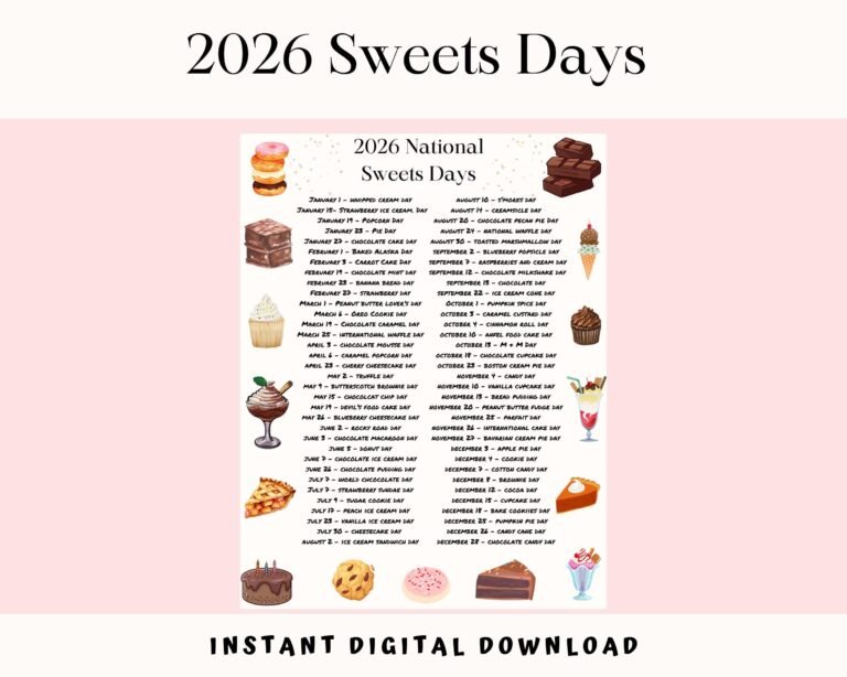 National Dessert Day Celebrations In July 2026