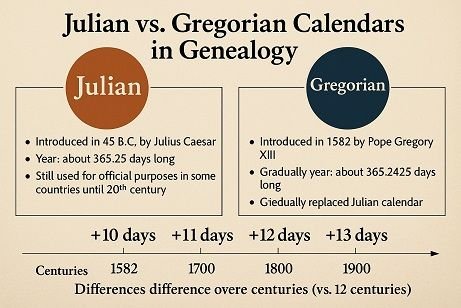 Differences Between Julian And Gregorian Calendar 2026