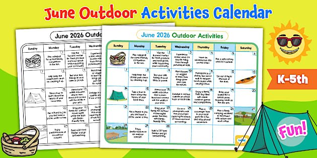 Planning Outdoor Events For June And July 2026