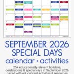 September 2026 Holidays and Celebrations Calendar