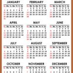 2027 Calendar Beige SS 001