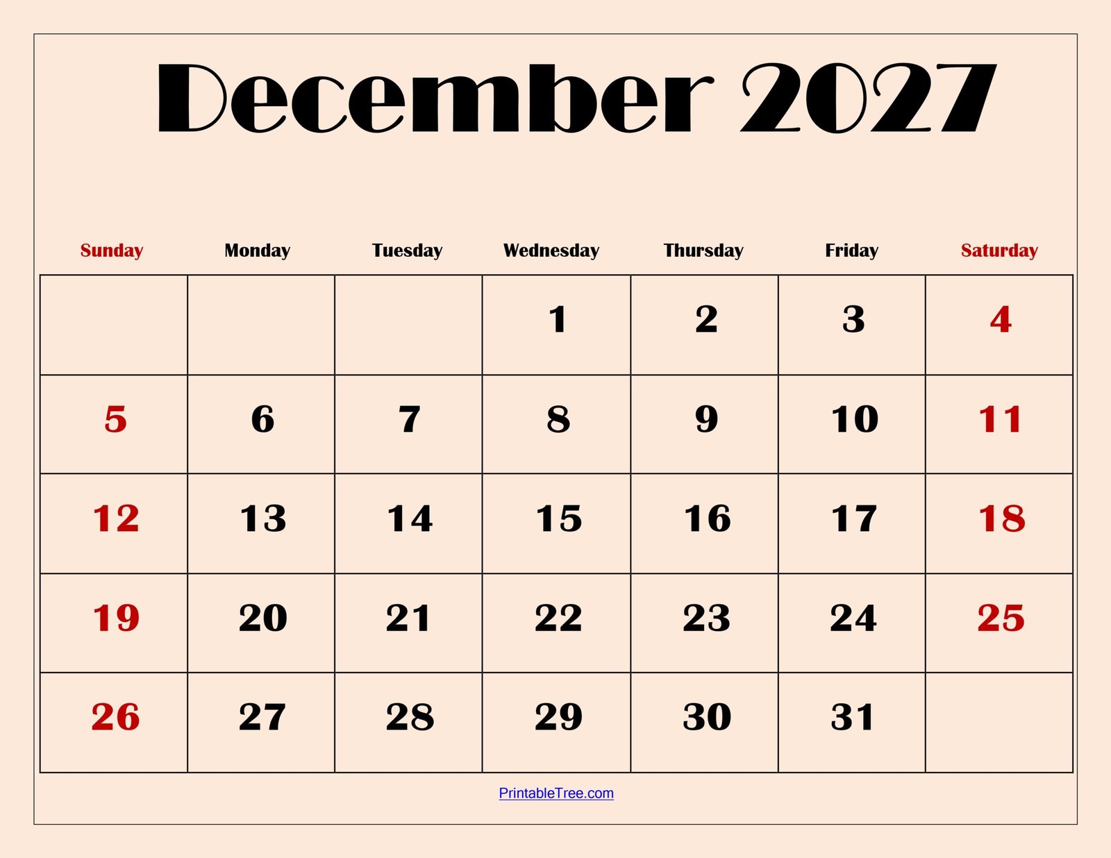 December 2027 Calendar with Light Pink 1 scaled
